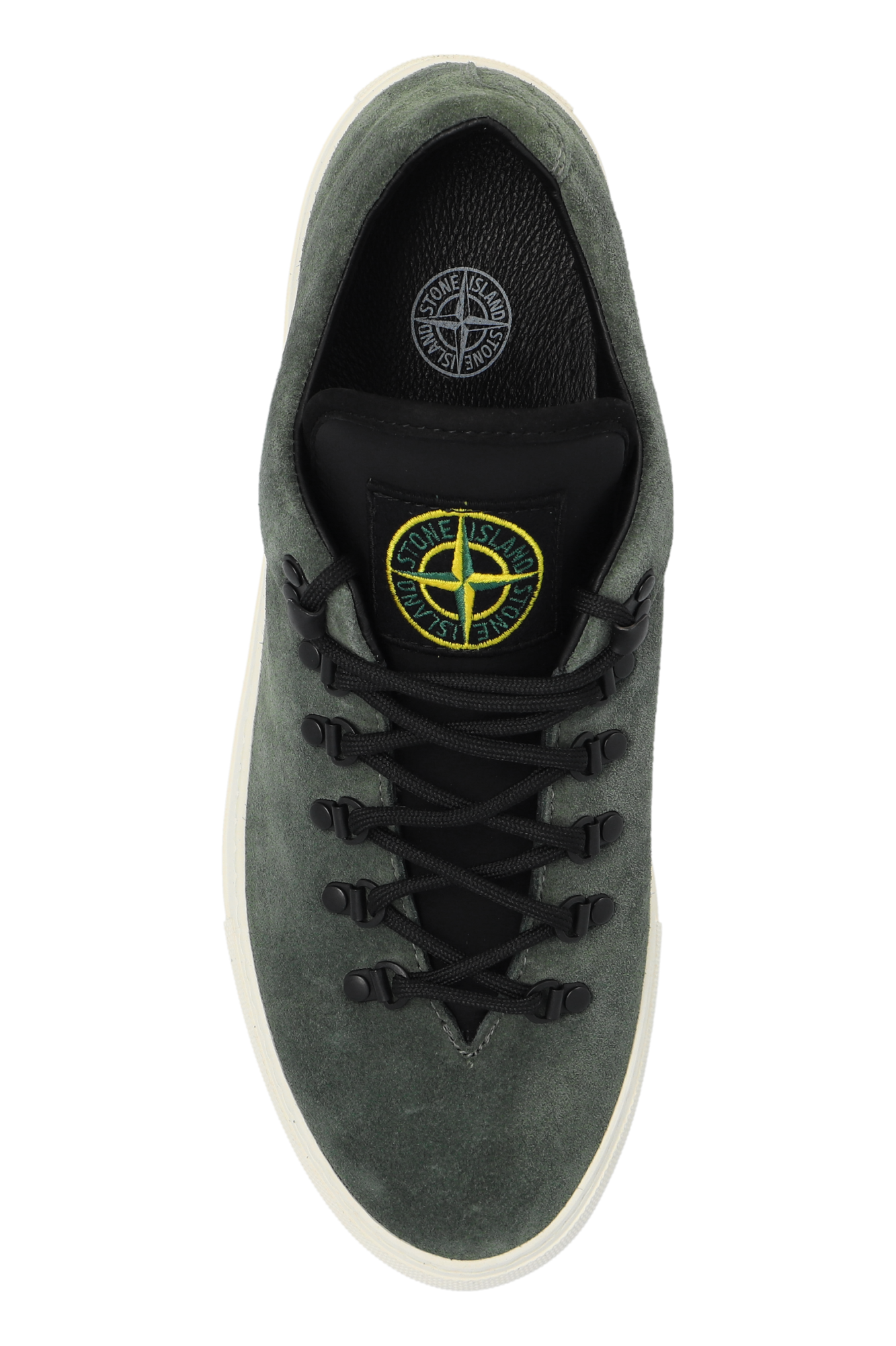 Green Sports shoes sneaker with logo Stone Island
